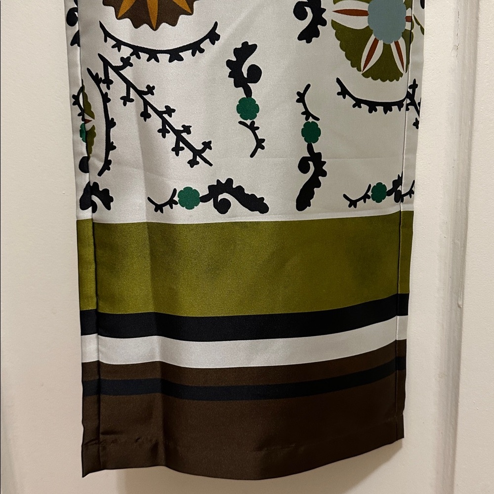 MANGO Printed Wide-Leg Pants – Size Small - Picture 8 of 14